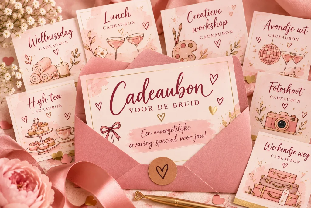 cadeaubon voor de bruid voorbeelden